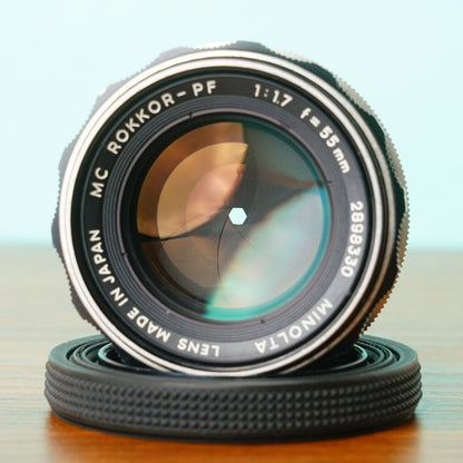Minolta MC ROKKOR-PF 55mm f1.7 - Filem.sg