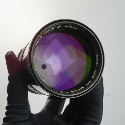 Canon FD 200mm f4 - Filem.sg