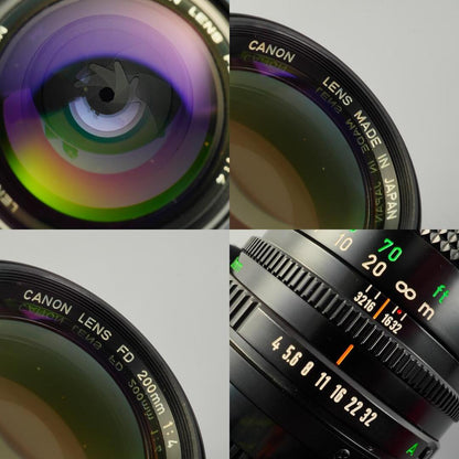 Canon FD 200mm f4 - Filem.sg