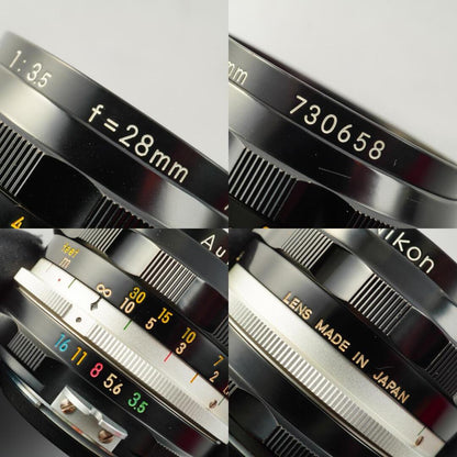 Nikon Ai NIKKOR-H Auto 28mm f3.5 - Filem.sg