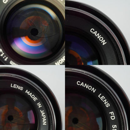 Canon FD 55mm f1.2 S.S.C. - Filem.sg