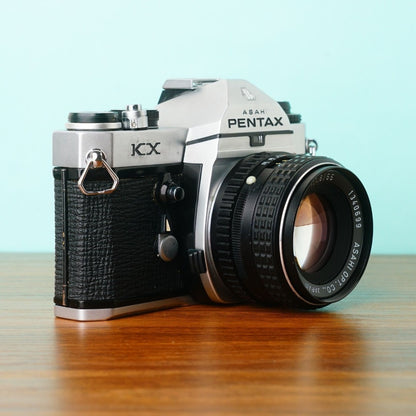 Pentax KX with SMC 55mm f/1.8
