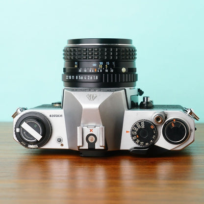 Pentax KX with SMC 55mm f/1.8