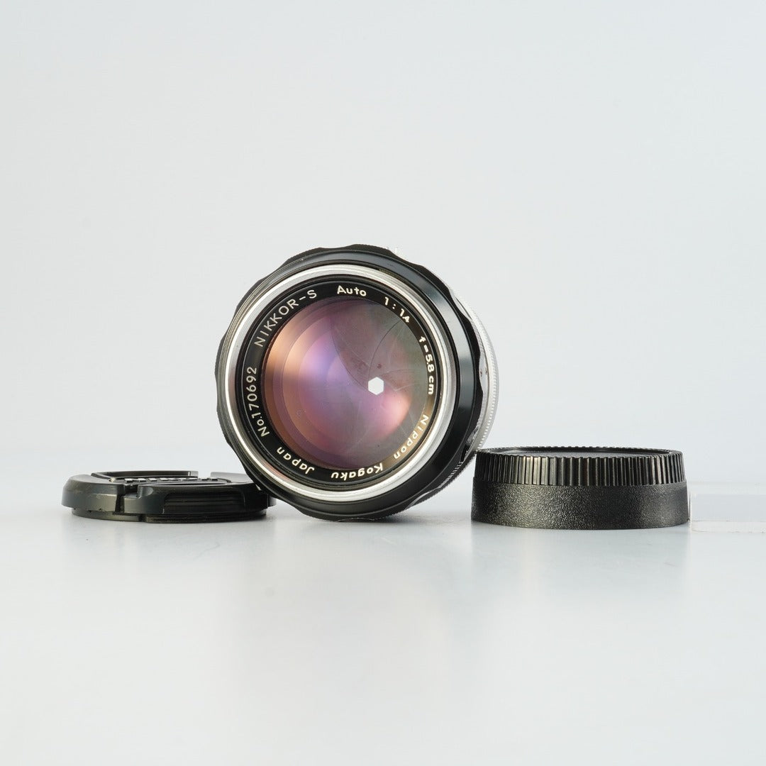 Nikon Ai Nikkor-S Auto 5.8cm 58mm f1.4 PAT PEND - Filem.sg