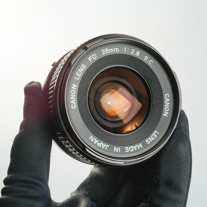 Canon FD 28mm f2.8 S.C. - Filem.sg
