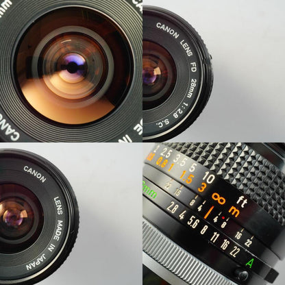 Canon FD 28mm f2.8 S.C. - Filem.sg