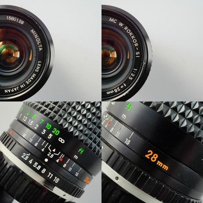 Minolta MC W.Rokkor-SI 28mm f2.5 - Filem.sg