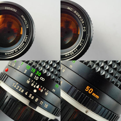 Minolta MC Rokkor PG 50mm f1.4 - Filem.sg