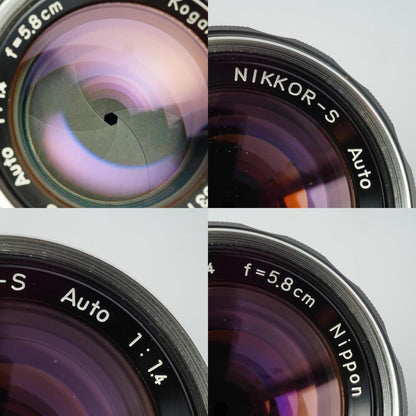 Nikon Ai Nikkor-S Auto 5.8cm 58mm f1.4 PAT PEND - Filem.sg