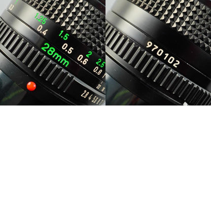 Canon New FD NFD 28mm f2.8 - Filem.sg