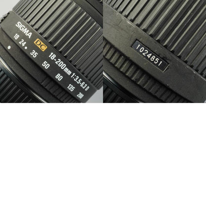 Sigma DC 18-200mm f3.5-6.3 D for Nikon F F - Filem.sg