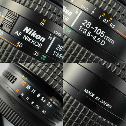 Nikon AF Nikkor 28-105mm f3.5-4.5 D - Filem.sg
