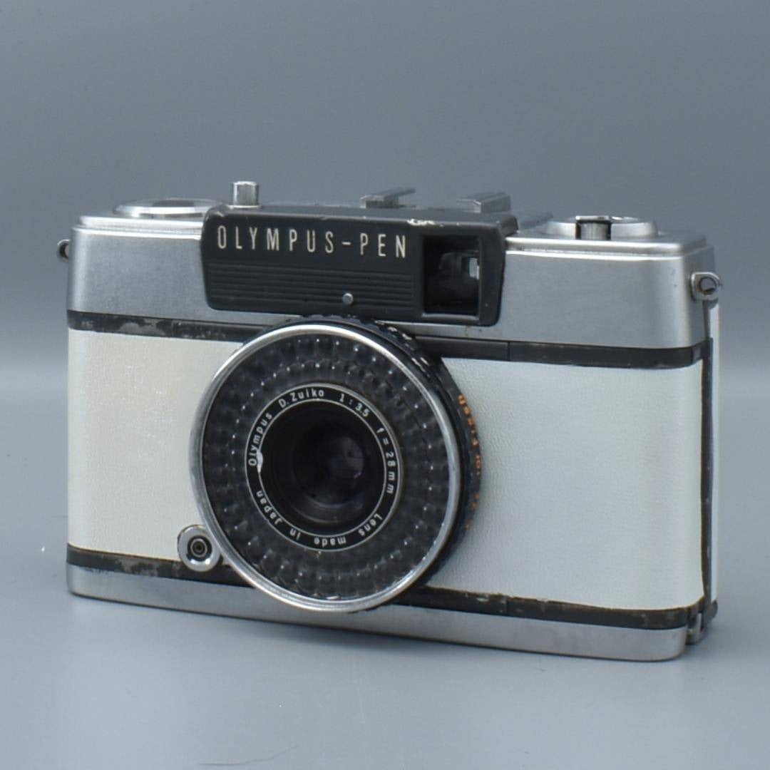 Olympus PEN EE-2 (White, Custom Leather) - Filem.sg