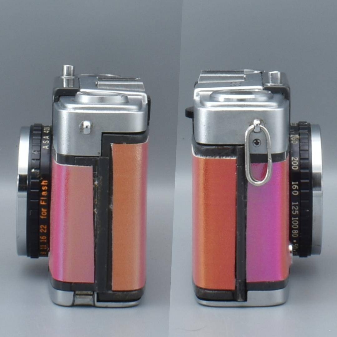 Olympus PEN EE-2 (Red, Custom Leather) - Filem.sg