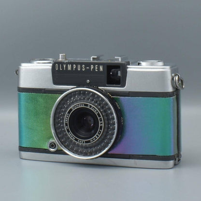 Olympus PEN EE-2 (Green, Custom Leather) - Filem.sg
