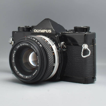 Olympus OM-1 Black 50mm f1.8 - Filem.sg