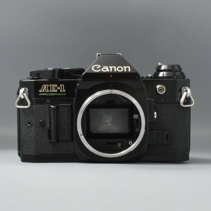 Canon AE-1 Program (Black) with 3 NFD lenses - Filem.sg