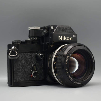 Nikon F2 Photomic 55mm f1.2 (Black) - Filem.sg
