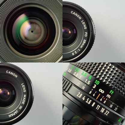 Canon New FD NFD 28mm f2.8 - Filem.sg