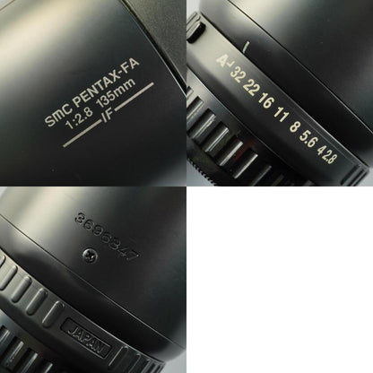 SMC Pentax FA 135mm f2.8 IF K - Filem.sg