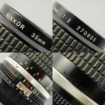 Nikon Ai-S Nikkor 35mm f2 - Filem.sg