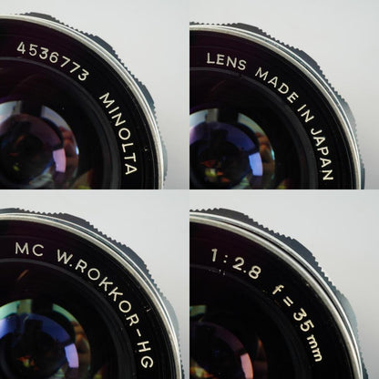 Minolta MC W.ROKKOR-HG 35mm f2.8 - Filem.sg