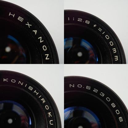 Konica KONISHIROKU Hexanon 100mm f2.8 - Filem.sg