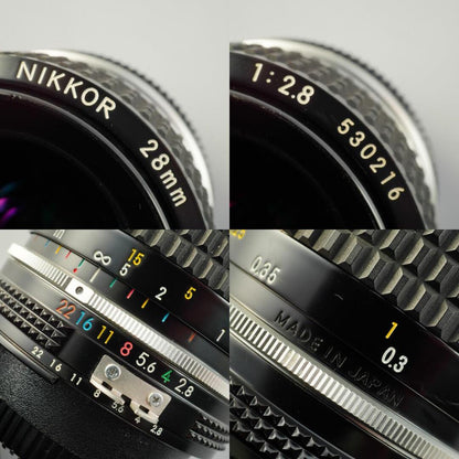 Nikon Ai Nikkor 28mm f2.8 - Filem.sg