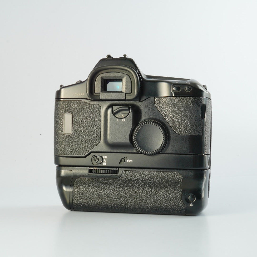 Canon EOS 1N + Power Drive Booster E1 - Filem.sg