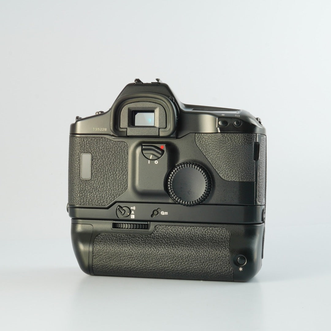 Canon EOS 1N + Power Drive Booster E1 - Filem.sg