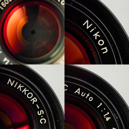 Nikon Ai NIKKOR-S.C Auto 50mm f1.4 - Filem.sg
