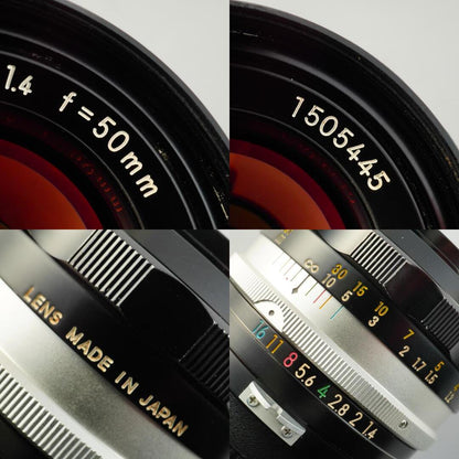 Nikon Ai NIKKOR-S.C Auto 50mm f1.4 - Filem.sg