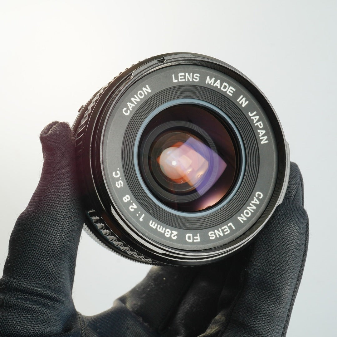 Canon FD 28mm f2.8 S.C. - Filem.sg