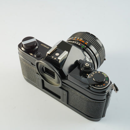 Canon AE-1 Black + FD 50mm f1.4 S.S.C. - Filem.sg