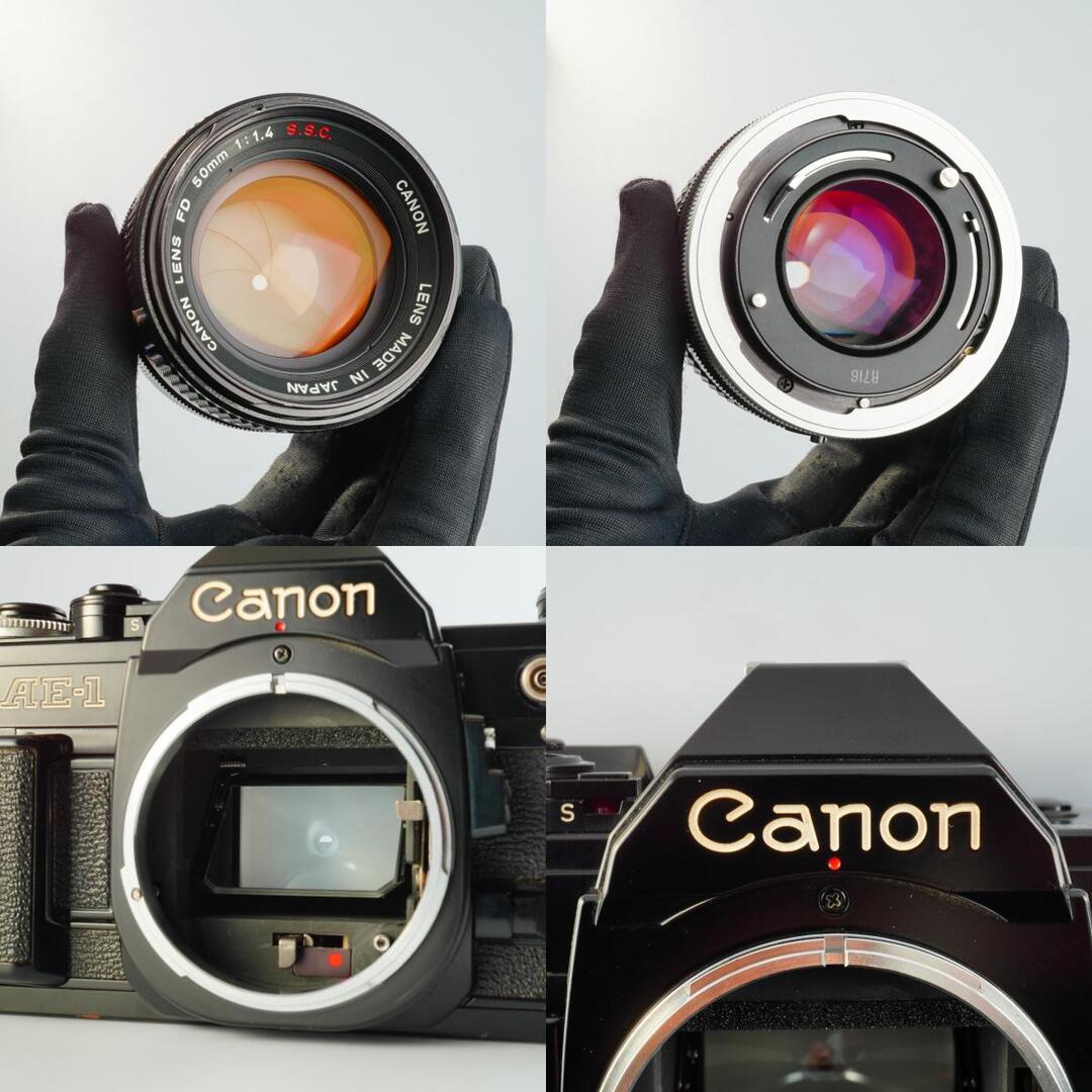 Canon AE-1 Black + FD 50mm f1.4 S.S.C. - Filem.sg