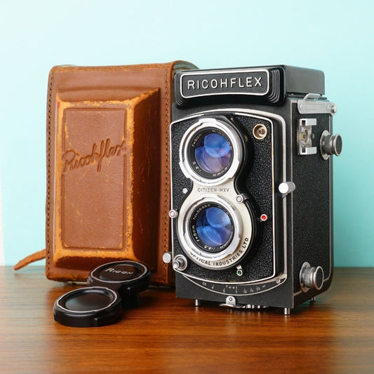 Ricohflex New DIA with case - Filem.sg