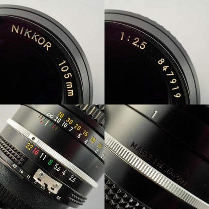 Nikon Ai Nikkor 105mm f2.5 - Filem.sg