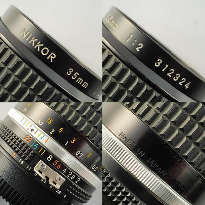 Nikon Ai-S Nikkor 35mm f2 - Filem.sg