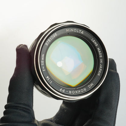 Minolta MC ROKKOR-PF 58mm f1.4 - Filem.sg