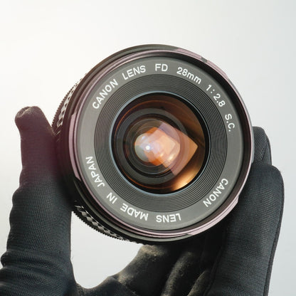 Canon FD 28mm f2.8 S.C. - Filem.sg