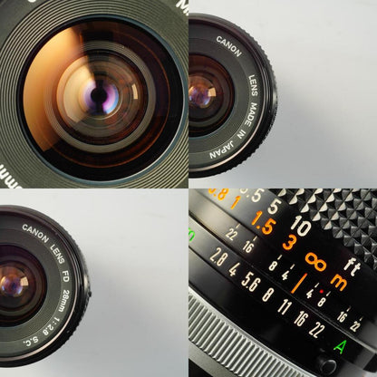 Canon FD 28mm f2.8 S.C. - Filem.sg