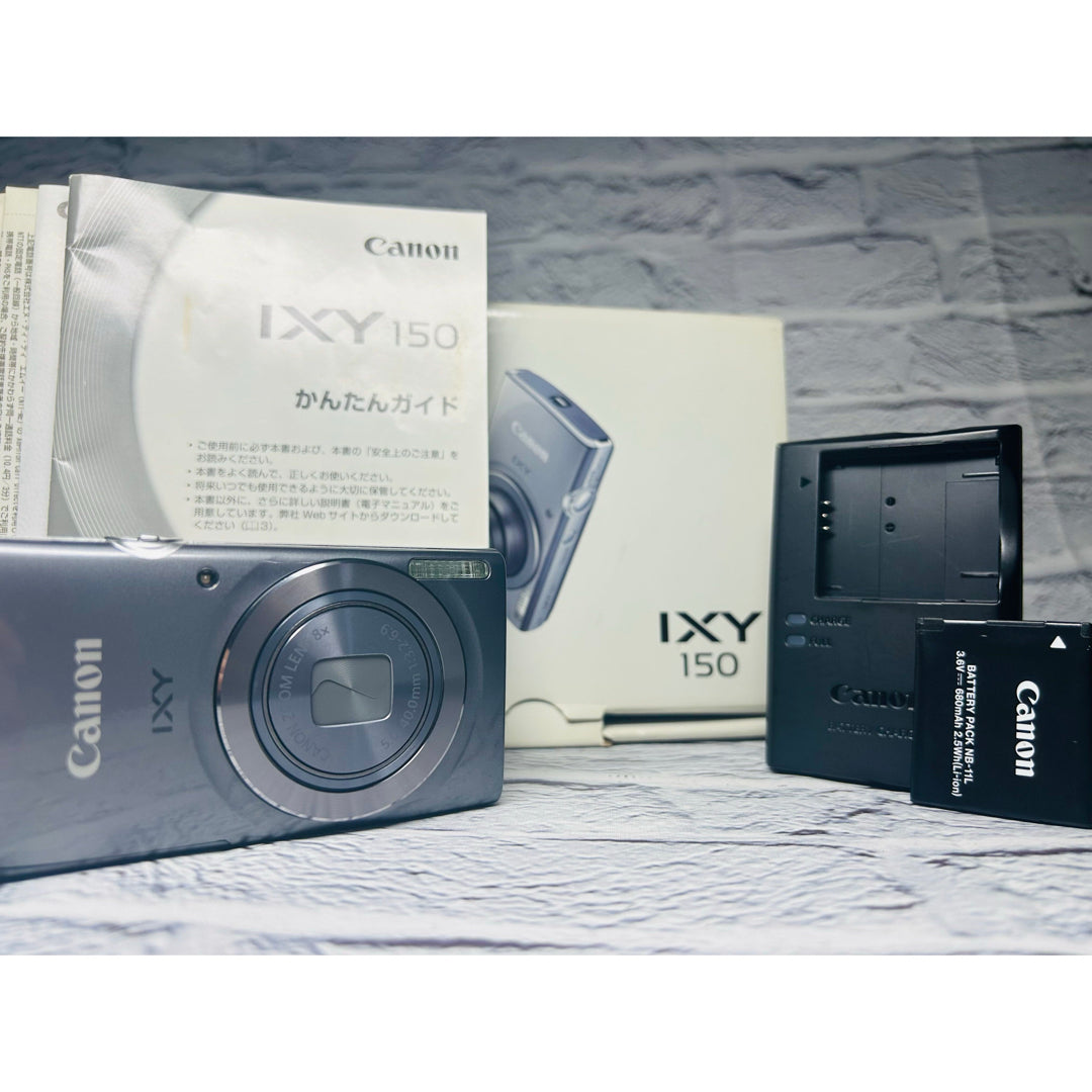 Canon IXY 150 (Grey) - Filem.sg
