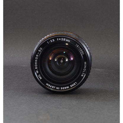 Minolta MC W.ROKKOR-SG 28mm f/3.5 - Filem.sg