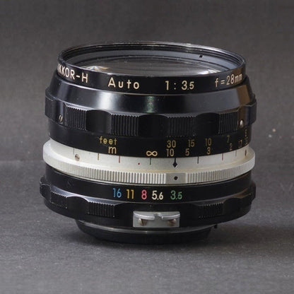 Nikon Nikkor-H Auto 28mm f/3.5 non-Ai - Filem.sg