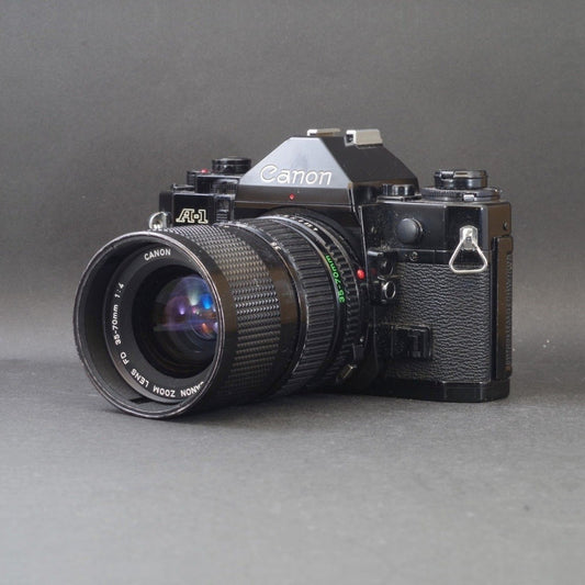 Canon A-1 with New FD 35-70mm f/4 - Filem.sg