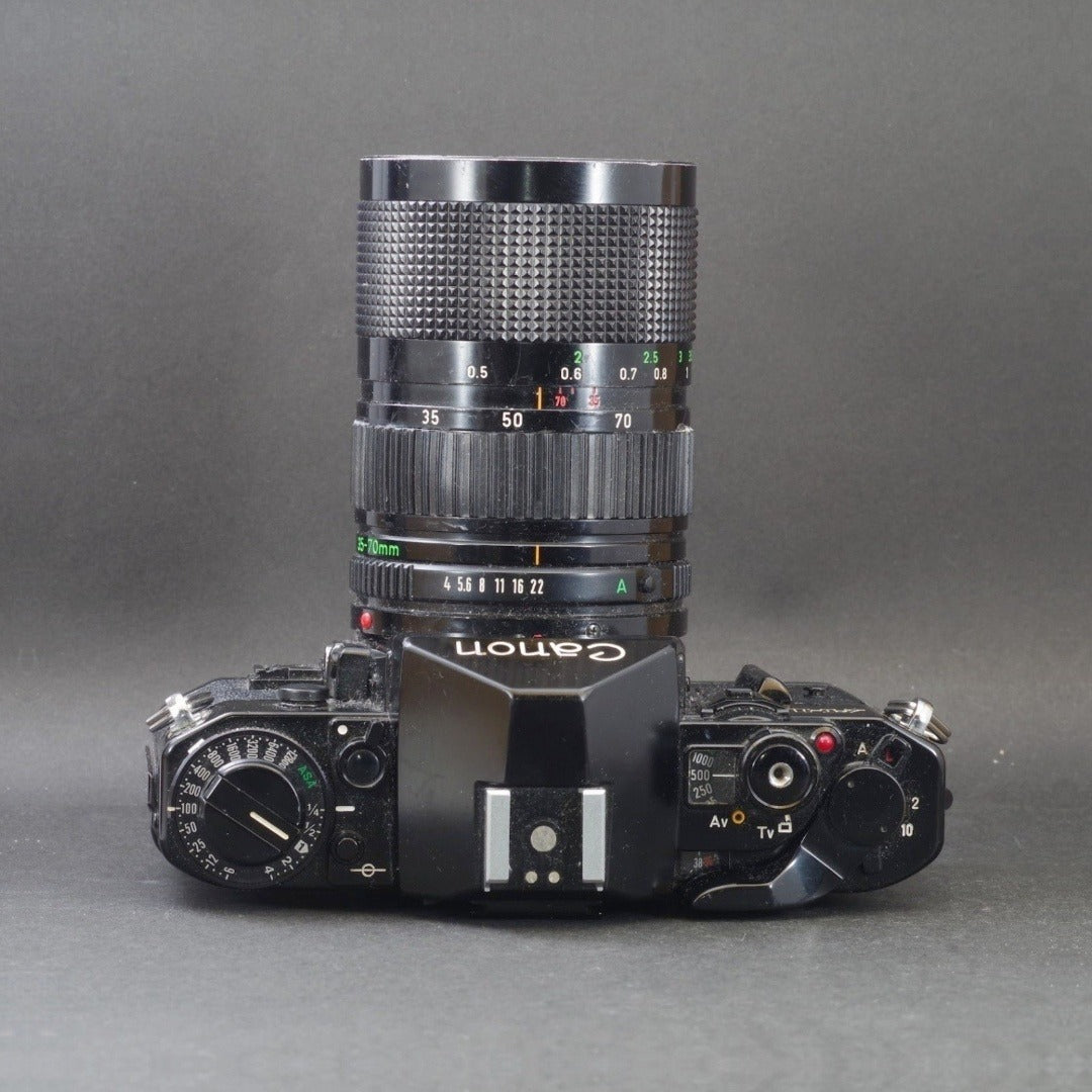 Canon A-1 with New FD 35-70mm f/4 - Filem.sg