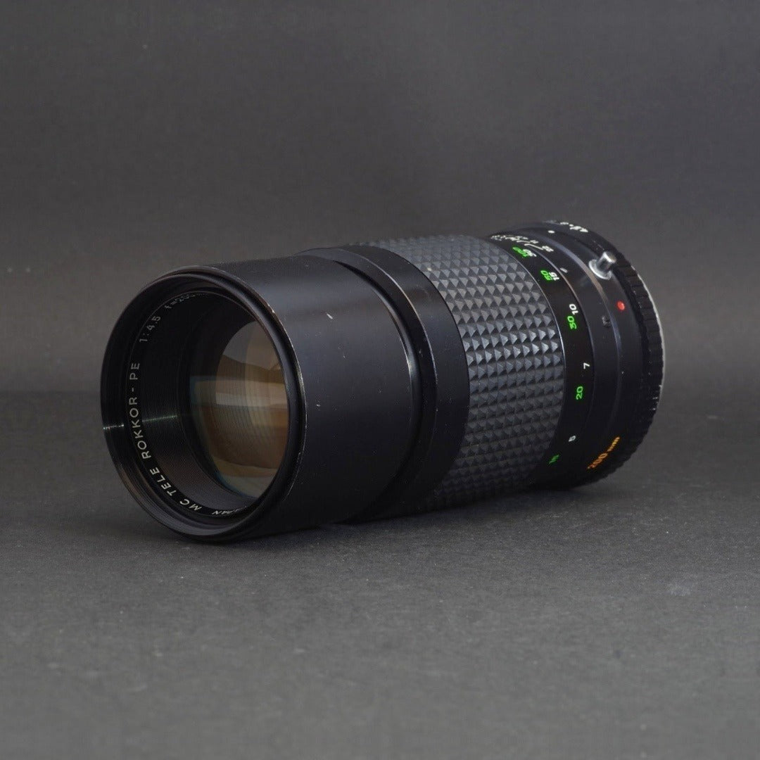 Minolta MC TELE ROKKOR-PE 200mm f/4.5 - Filem.sg