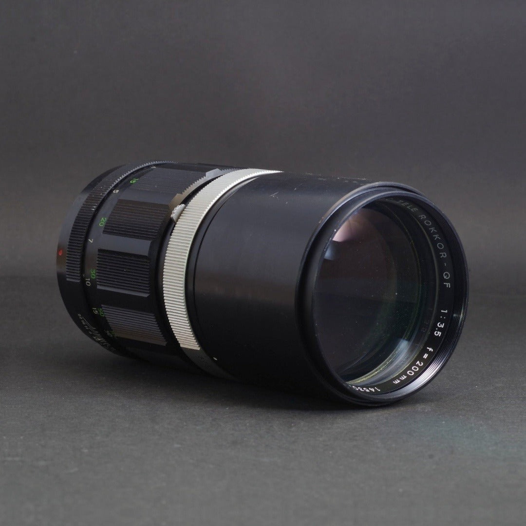 Minolta MC TELE ROKKOR-QF 200mm f/3.5 - Filem.sg