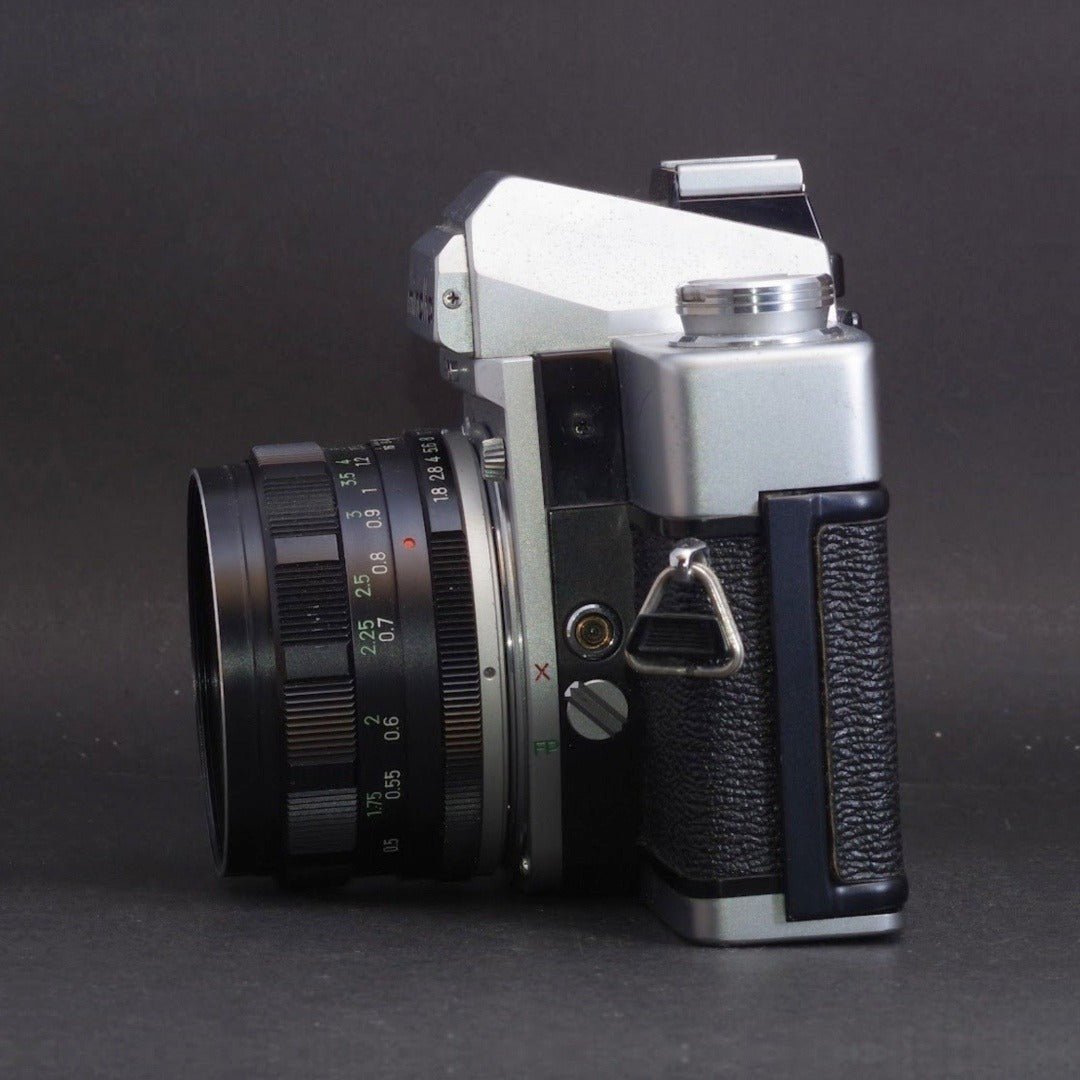 Minolta SR505 with Auto ROKKOR-PF 55mm f/1.8 - Filem.sg