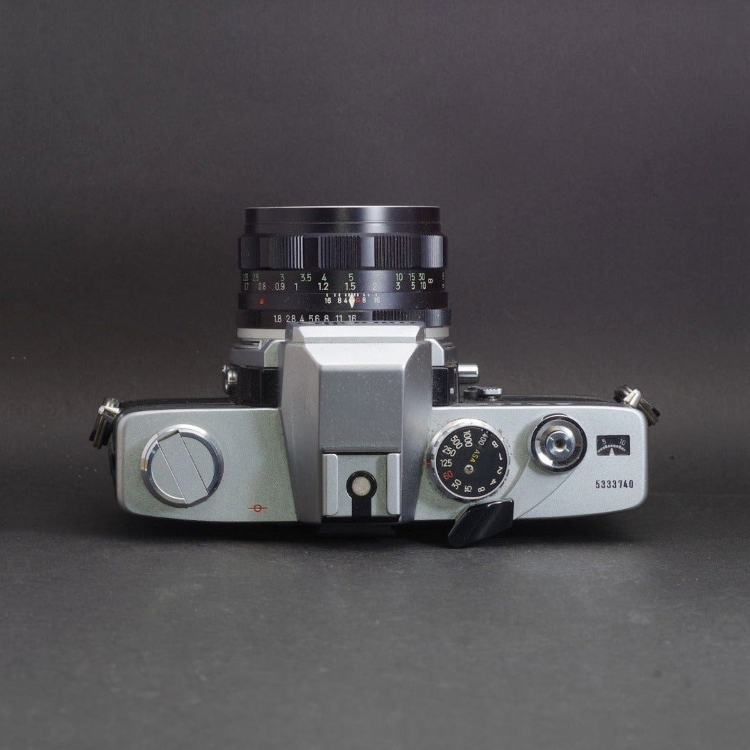Minolta SR505 with Auto ROKKOR-PF 55mm f/1.8 - Filem.sg